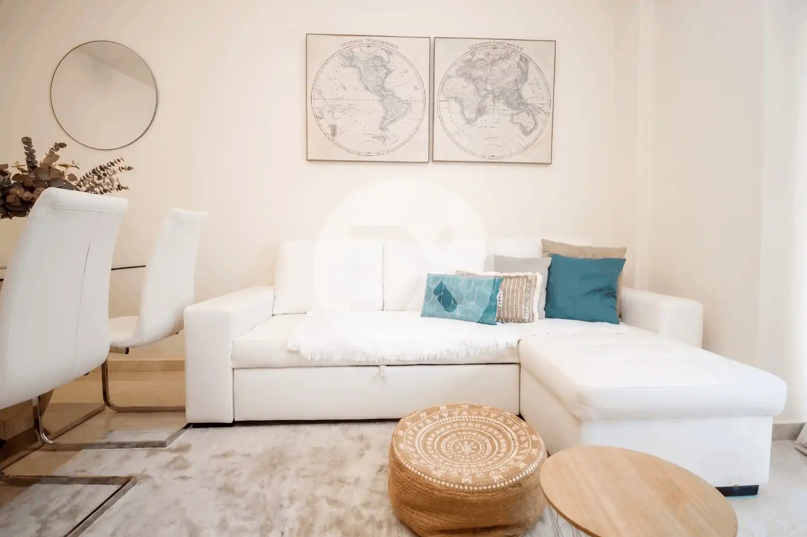 Living room of Flat for sale in Castelldefels  with Air Conditioner, Heating and Oven