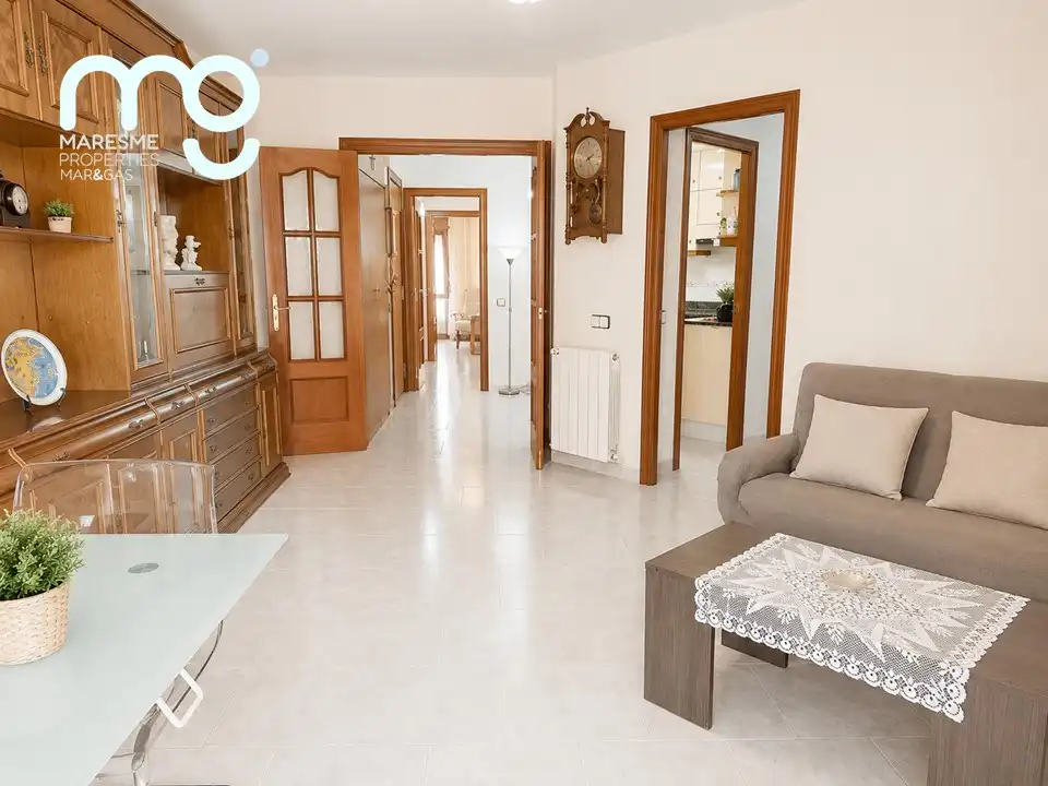 Living room of Flat for sale in Mataró  with Air Conditioner, Heating and Terrace