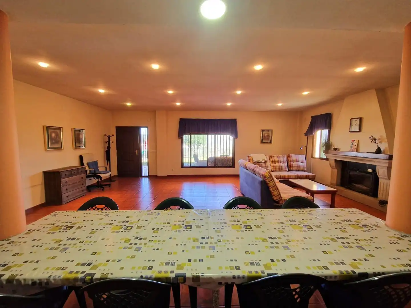 Dining room of Houses for sale in Plasencia  with Air Conditioner, Private garden and Terrace