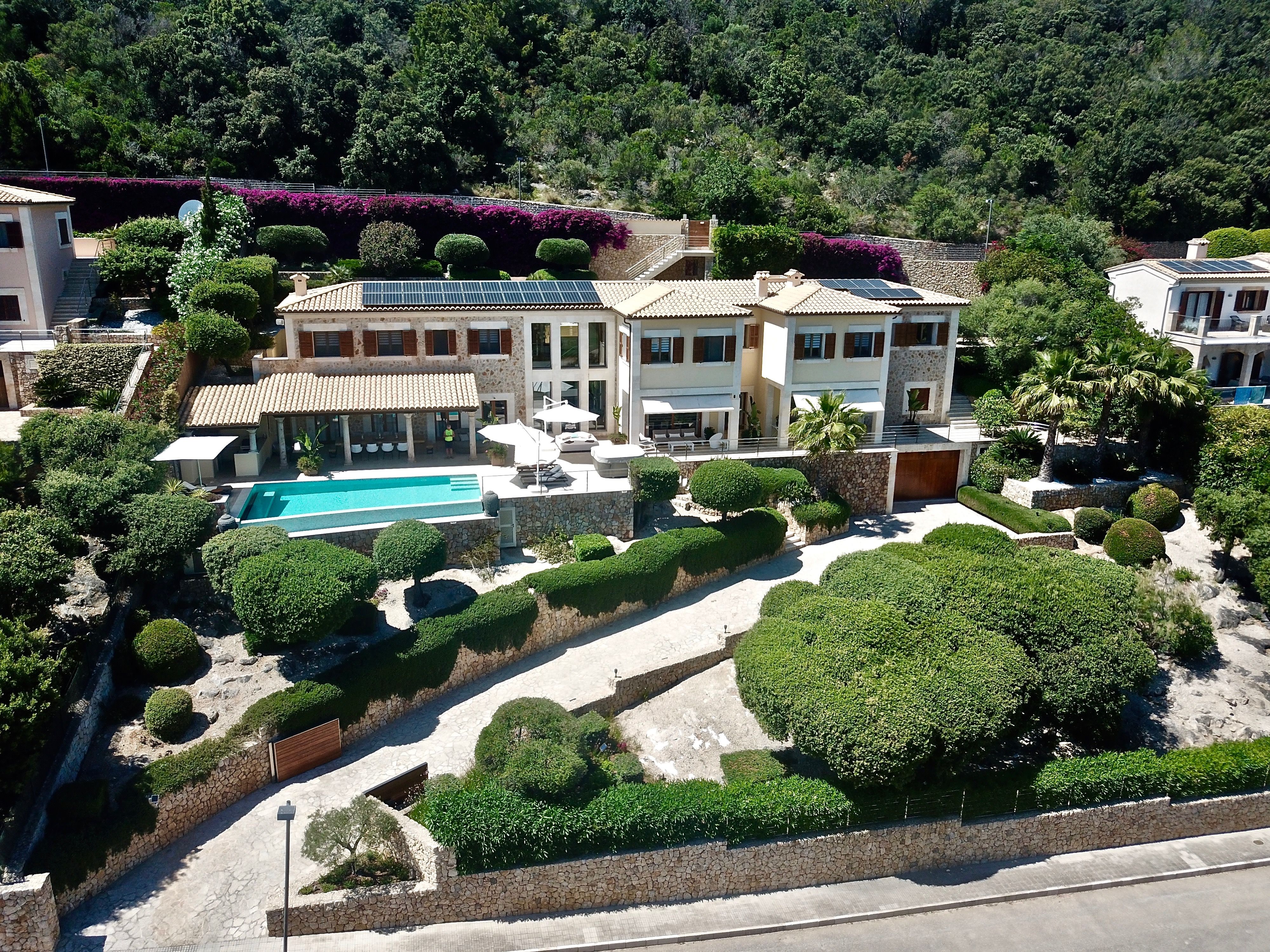 Exterior view of House or chalet for sale in Pollença  with Air Conditioner, Swimming Pool and Furnished