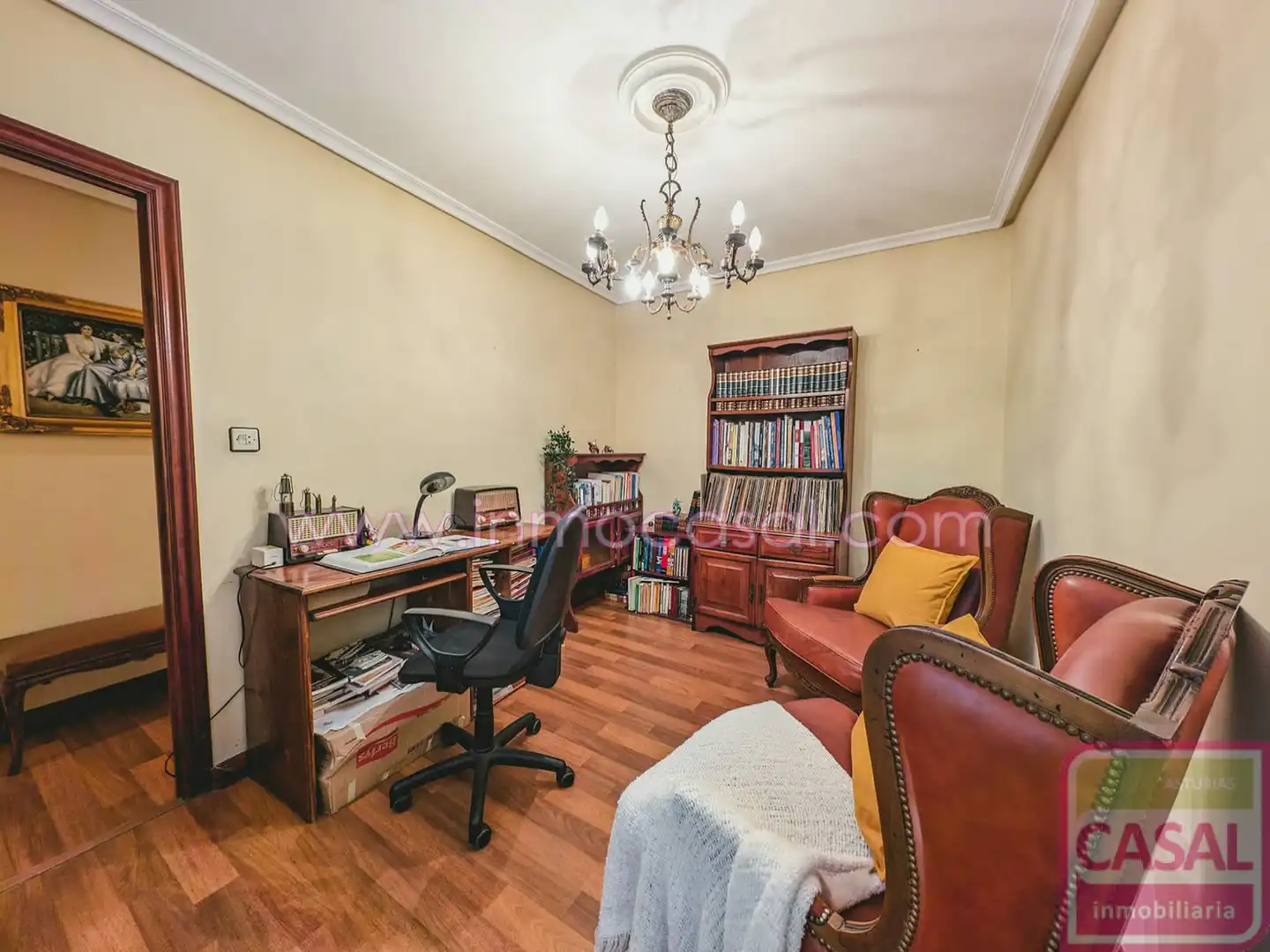 Wohnzimmer von Wohnung zum Verkauf in Mieres (Asturias) mit Heizung, Abstellraum und Möbliert
