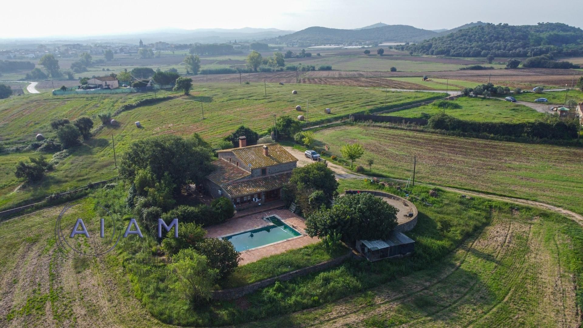 Garden of Country house for sale in Maçanet de la Selva  with Air Conditioner, Heating and Private garden