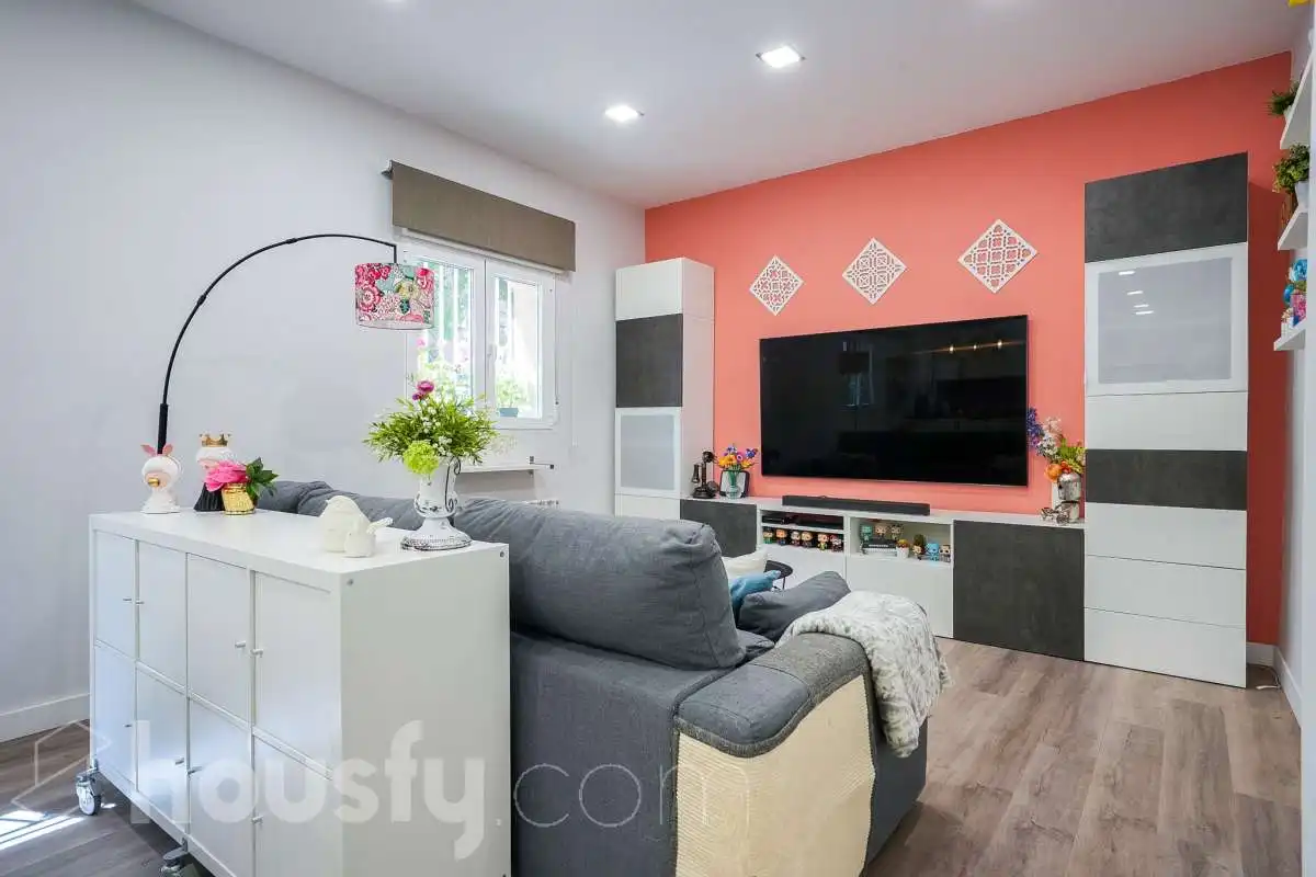 Sala de estar de Piso en venta en Madrid con Aire acondicionado, Calefacción y Amueblado
