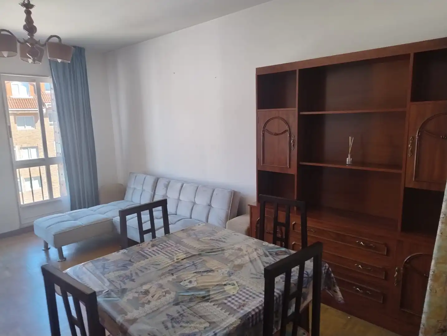 Living room of Flat for rent in Ames  with Heating, Storage room and Furnished