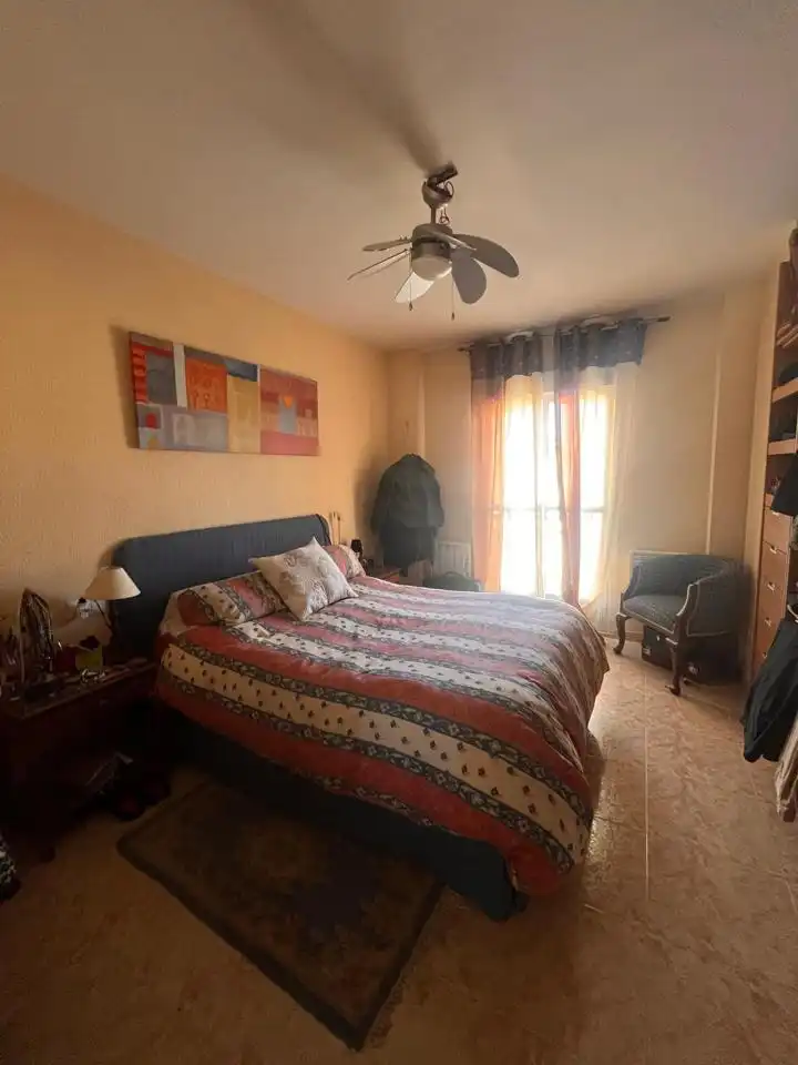 Bedroom of Flat for sale in Plasencia  with Terrace and Furnished