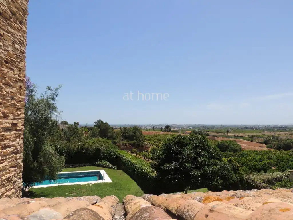 Jardín de Finca rústica en venta en Puçol con Aire acondicionado, Calefacción y Jardín privado