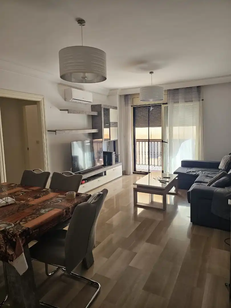 Sala d'estar de Apartament de lloguer en Guardamar del Segura amb Aire condicionat, Calefacció i Moblat