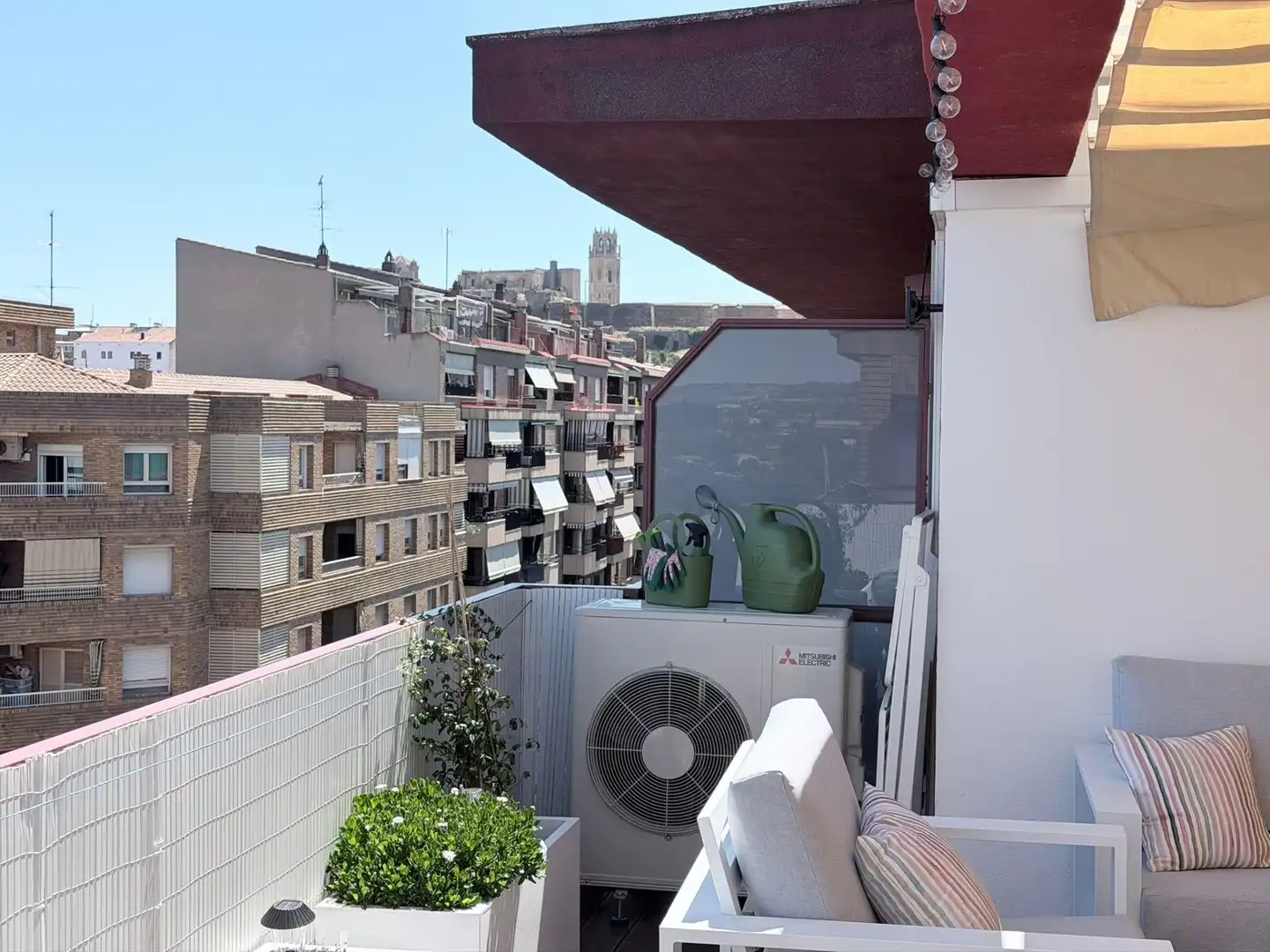 Balcony of Attic for sale in Lleida  with Air Conditioner, Heating and Terrace