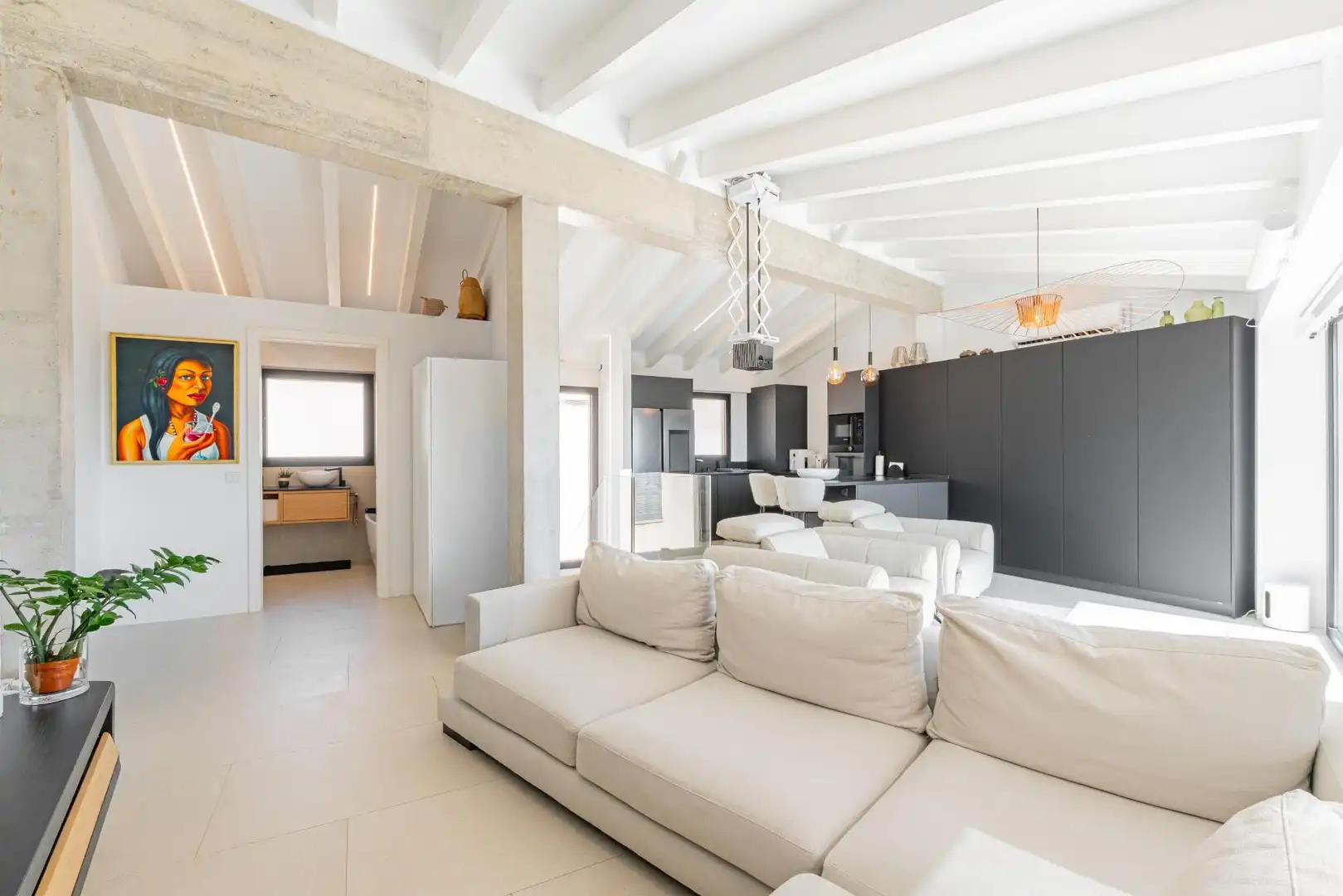Living room of Detached homes for sale in Selva  with Air Conditioner, Furnished and Alarm