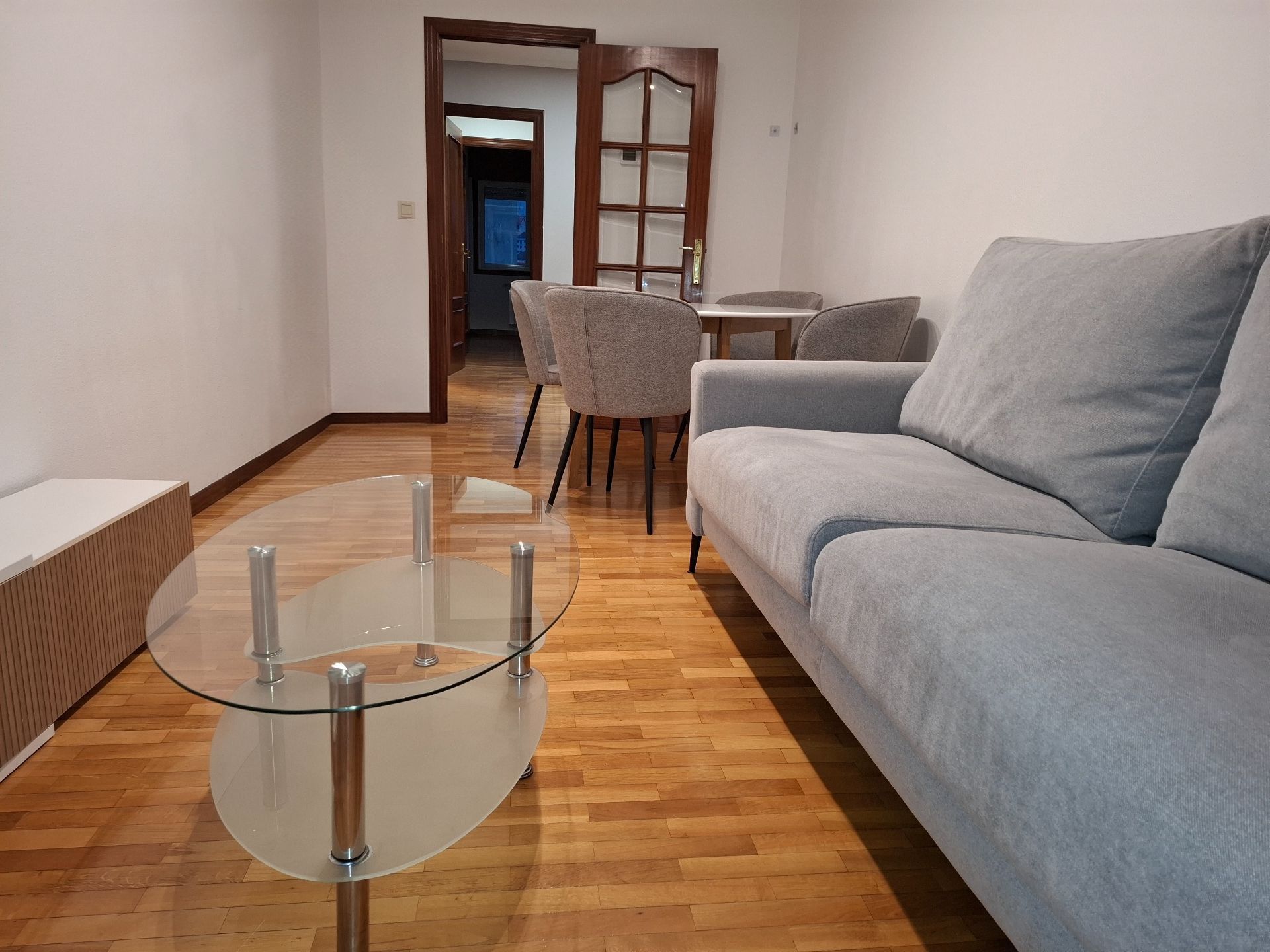 Sala de estar de Apartamento de alquiler en Ourense Capital  con Calefacción y Amueblado