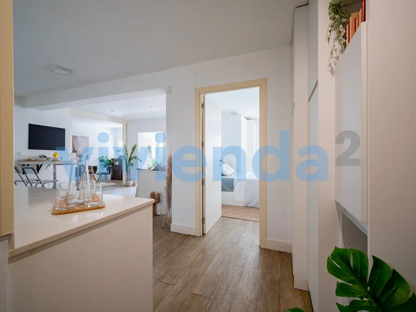 Schlafzimmer von Wohnung zum Verkauf in Madrid mit Klimaanlage, Heizung und Möbliert