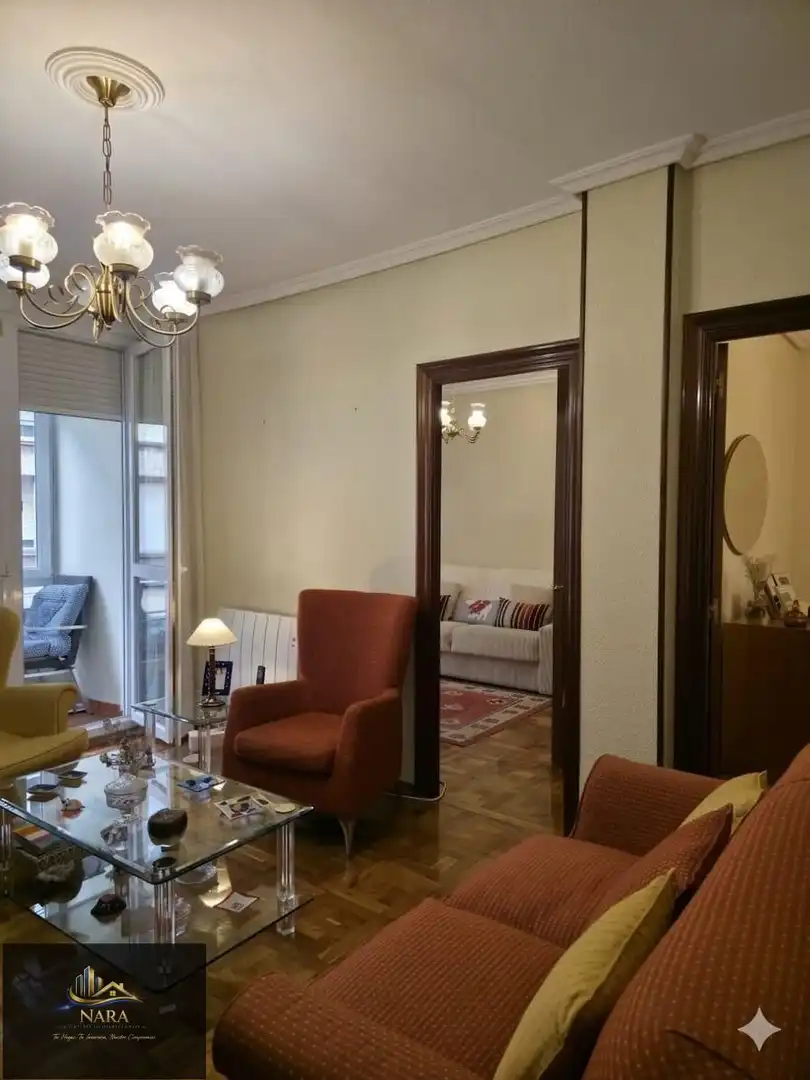 Wohnzimmer von Wohnung zum Verkauf in Santander mit Heizung, Parkett und Möbliert