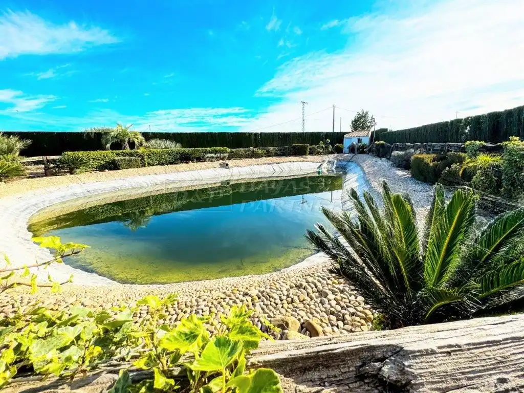 Piscina de Casa o xalet en venda en Orihuela amb Aire condicionat, Jardí privat i Traster