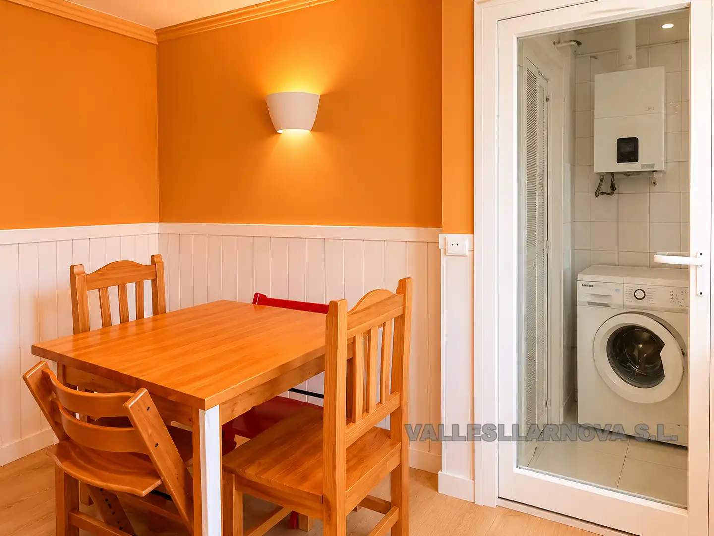 Comedor de Piso en venta en Mollet del Vallès con Calefacción, Parquet y Terraza
