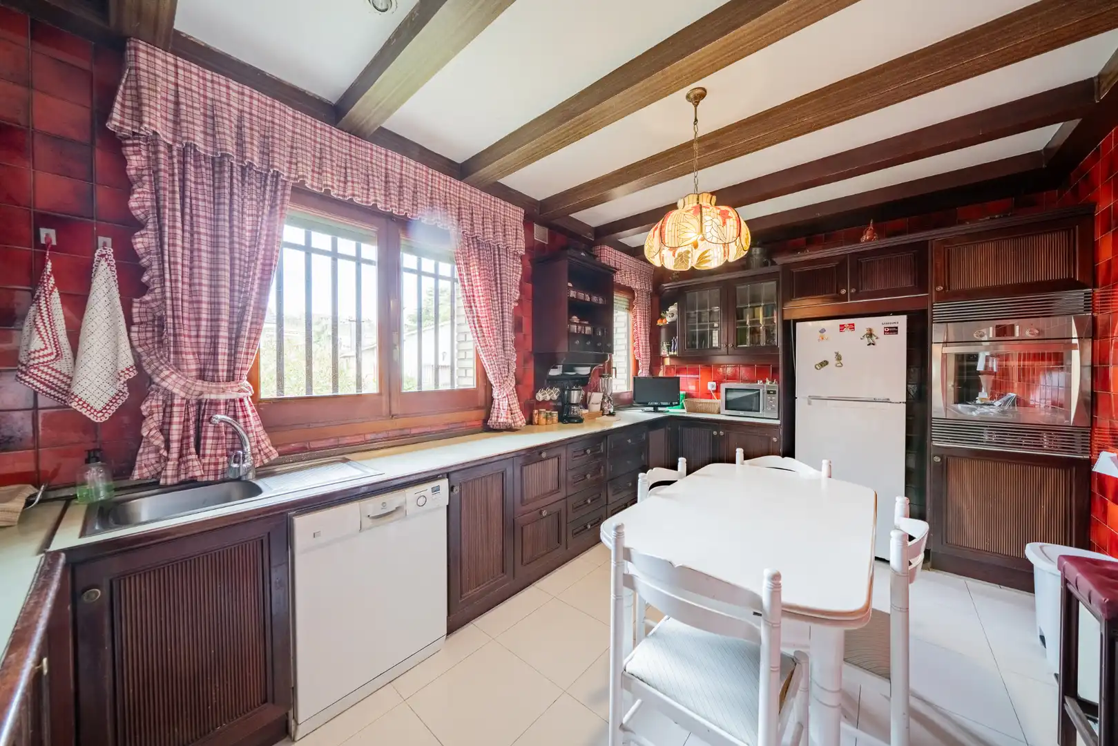Cocina de Casa o chalet en venta en El Molar (Madrid) con Calefacción, Jardín privado y Terraza