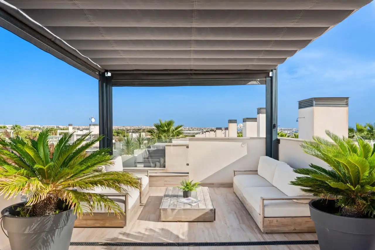 Terrassa de Casa o xalet en venda en Rojales amb Aire condicionat, Jardí privat i Terrassa