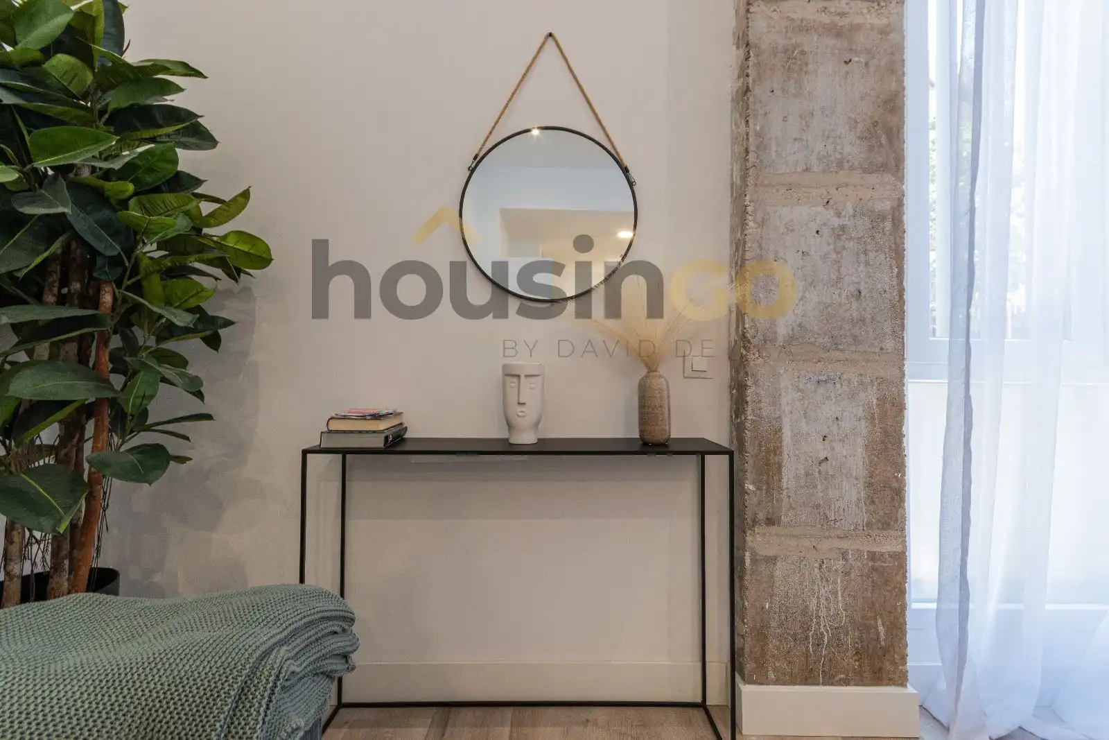 Living room of Flat for rent in Madrid  with Air Conditioner, Heating and Furnished