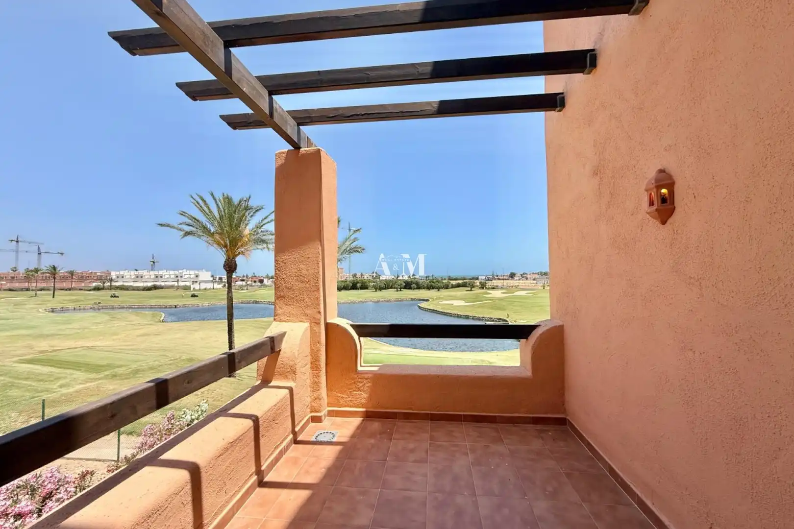 Terrace of Flat for rent in Los Alcázares  with Air Conditioner, Terrace and Swimming Pool