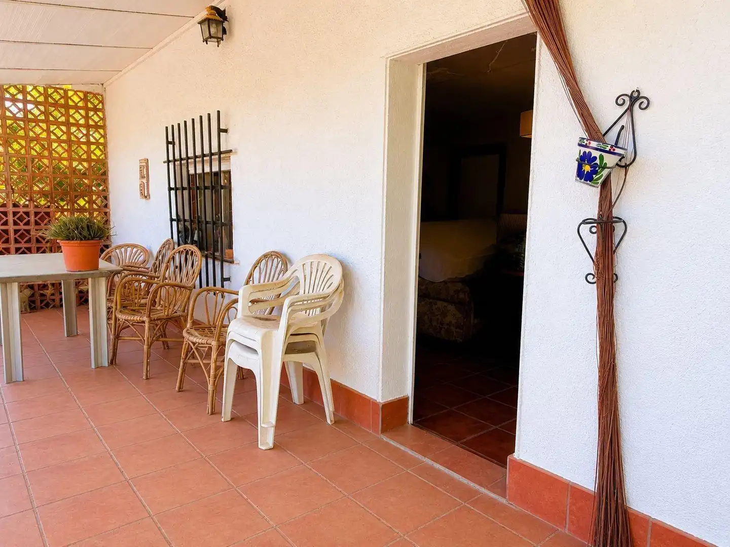 Terraza de Casa o chalet en venta en Puebla de la Calzada con Jardín privado y Piscina