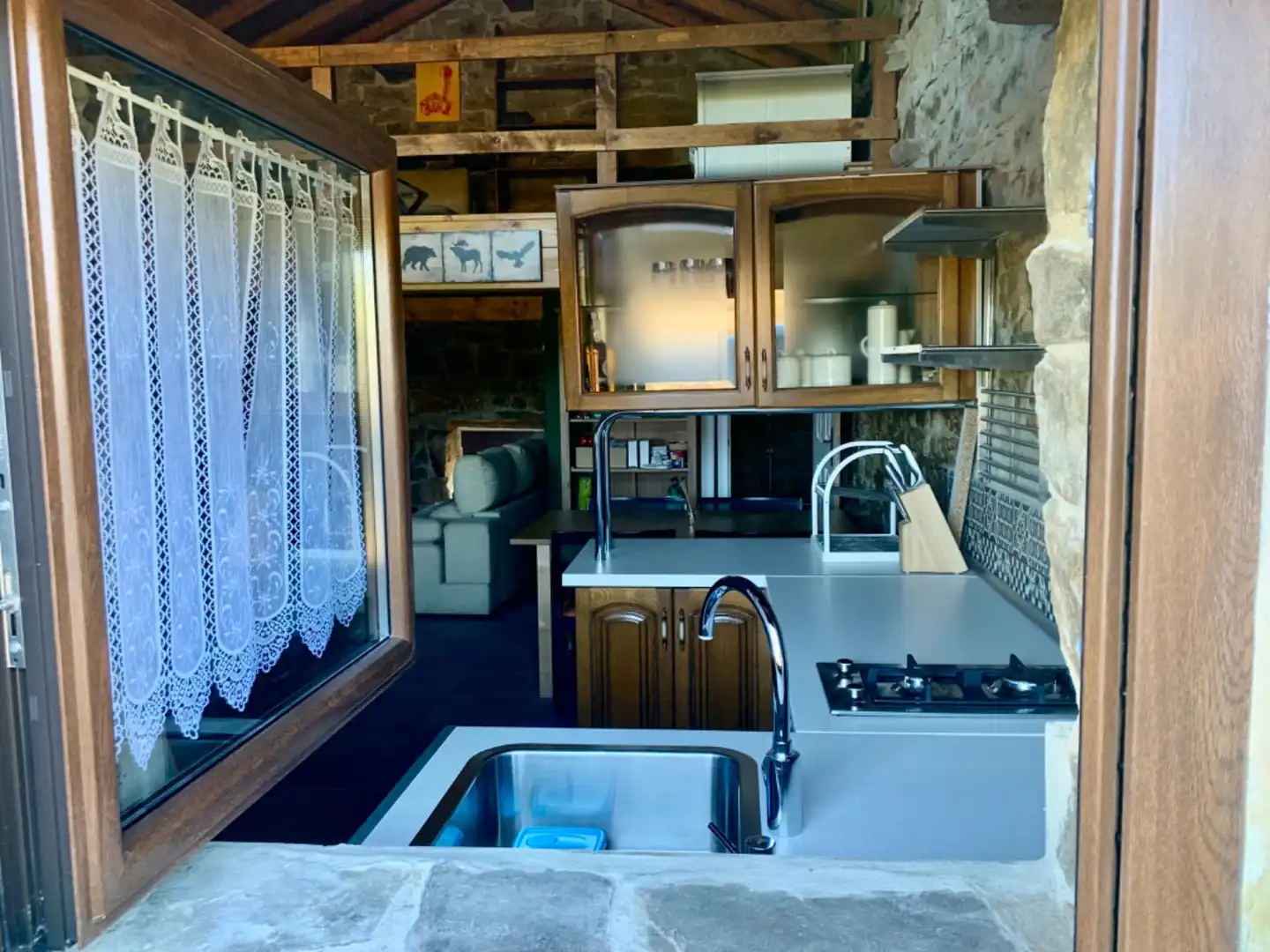 Cocina de Casa o chalet en venta en San Roque de Riomiera con Jardín privado