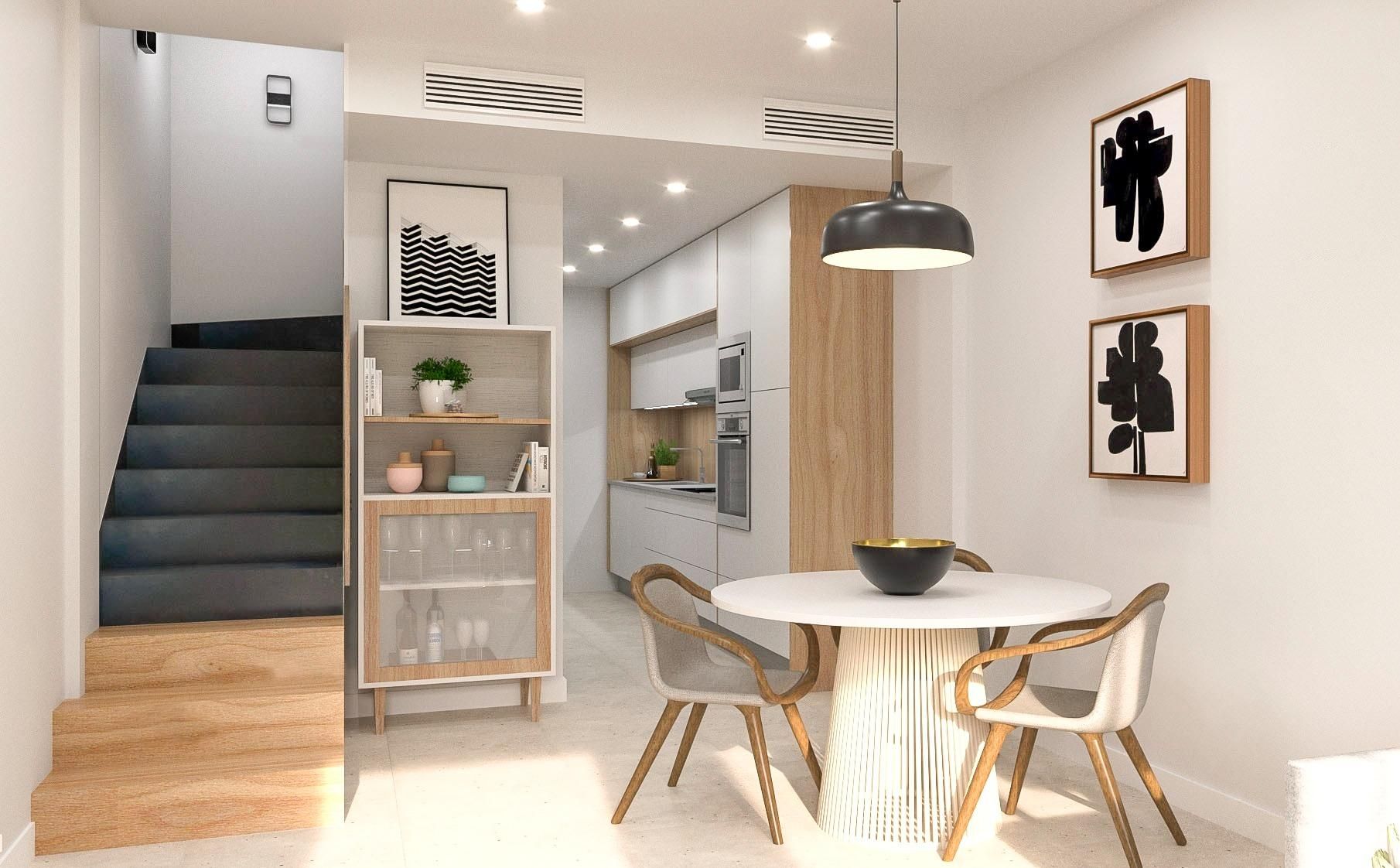 Kitchen of House or chalet for sale in Cartagena  with Heating and Terrace