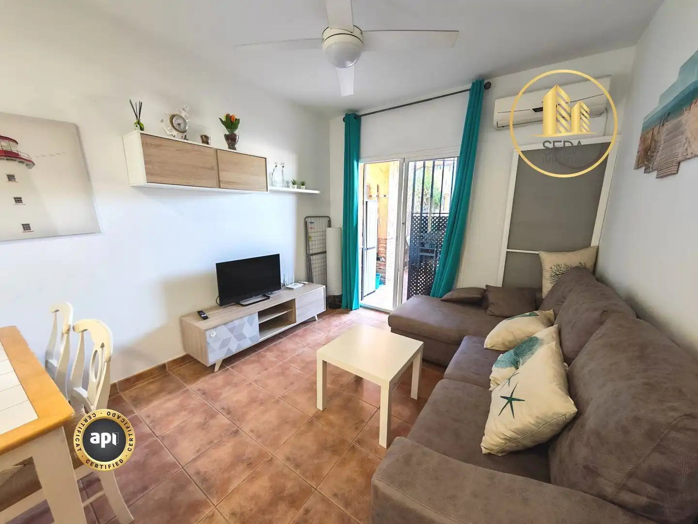 Living room of Flat for sale in Vera  with Air Conditioner, Private garden and Terrace