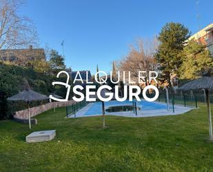 Garden of Flat to rent in  Madrid Capital  with Heating and Swimming Pool