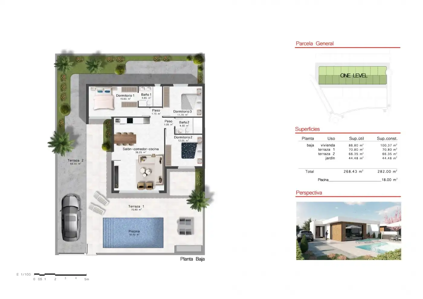Chalet con piscina en venta en Campo de Murcia, imagen 4