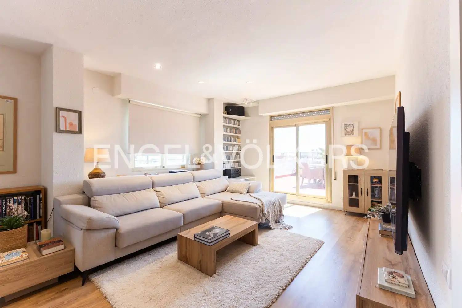 Living room of Attic for sale in Castellón de la Plana / Castelló de la Plana  with Air Conditioner, Heating and Parquet flooring