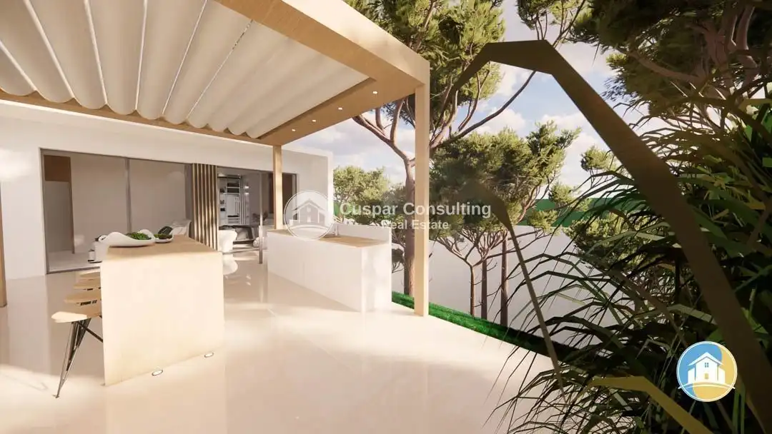Terrassa de Casa o xalet en venda en Pilar de la Horadada amb Calefacció, Jardí privat i Terrassa