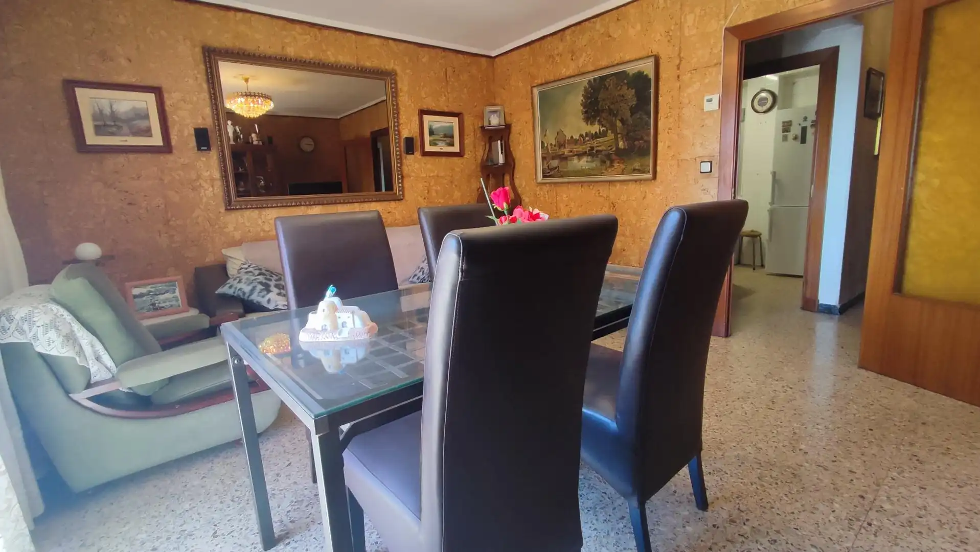 Dining room of Flat for sale in Zaragoza  with Air Conditioner, Heating and Terrace