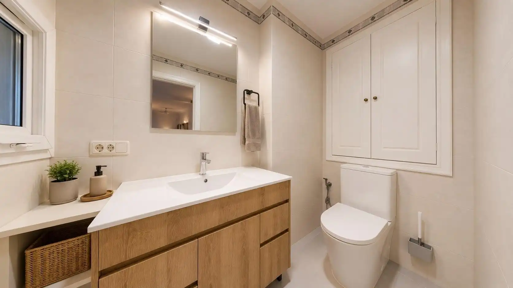 Baño de Casa o chalet en venta en Vícar con Aire acondicionado, Calefacción y Jardín privado
