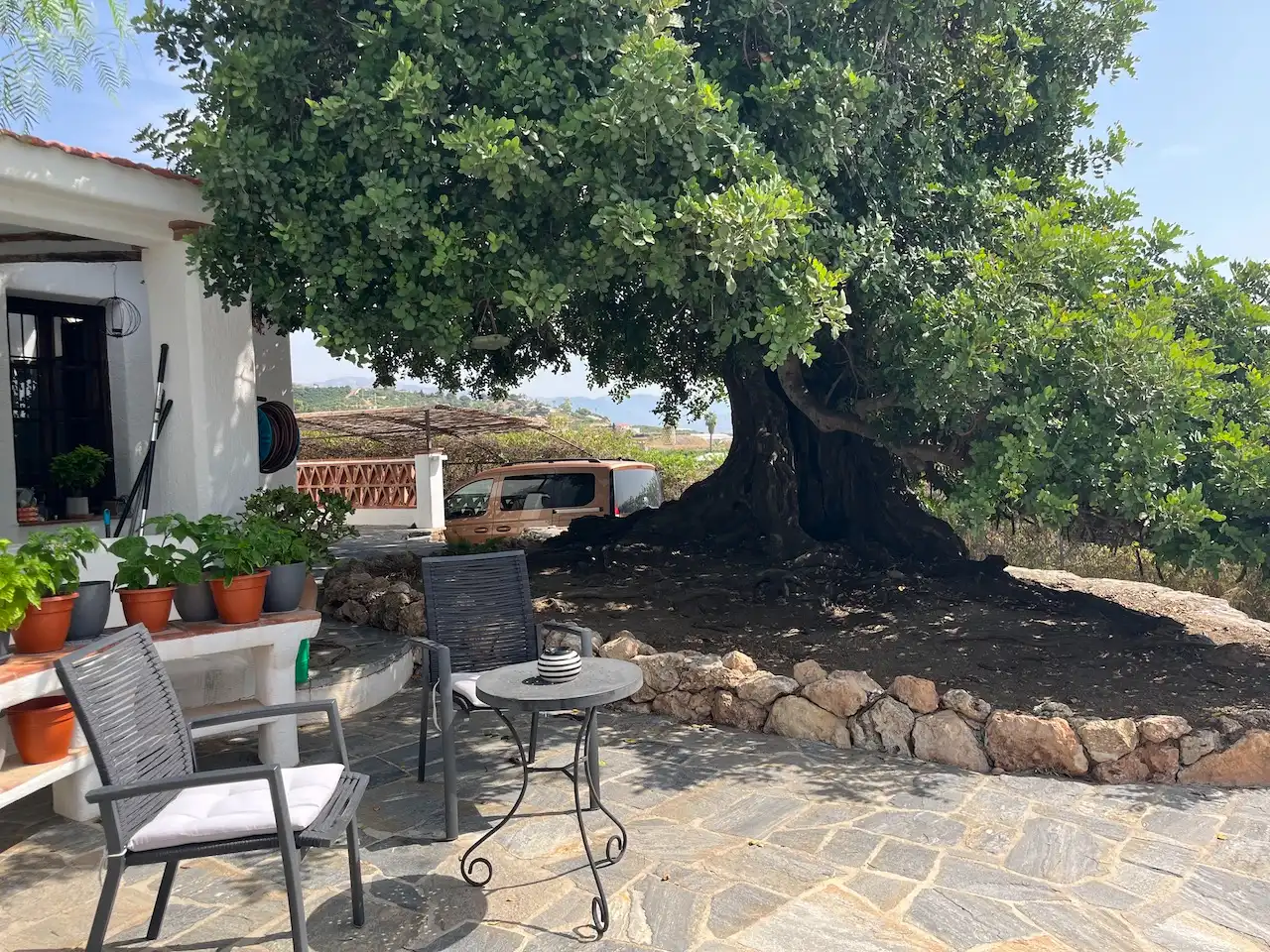 Terrace of Country homes for sale in Vélez-Málaga  with Air Conditioner, Heating and Private garden