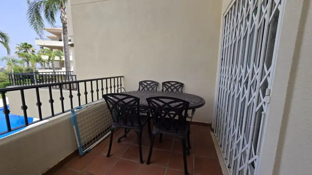 Terrasse von Wohnungen zum Verkauf in Mijas mit Klimaanlage, Terrasse und Schwimmbad