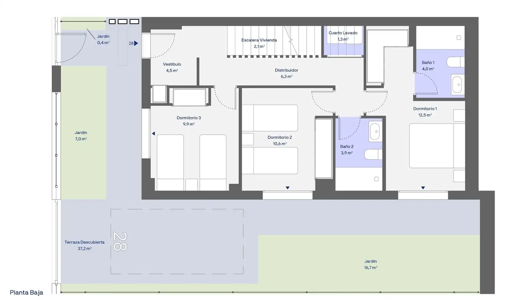 Vivienda con piscina en venta en Urbanización Castillo de Lagos 5, imagen 20