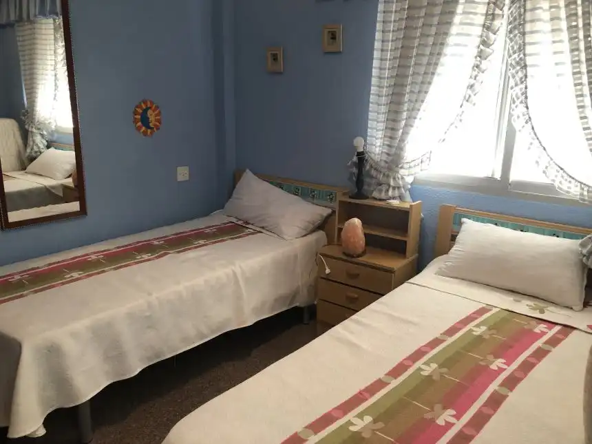 Schlafzimmer von Wohnungen zur Miete in Santa Pola mit Privatgarten, Terrasse und Möbliert