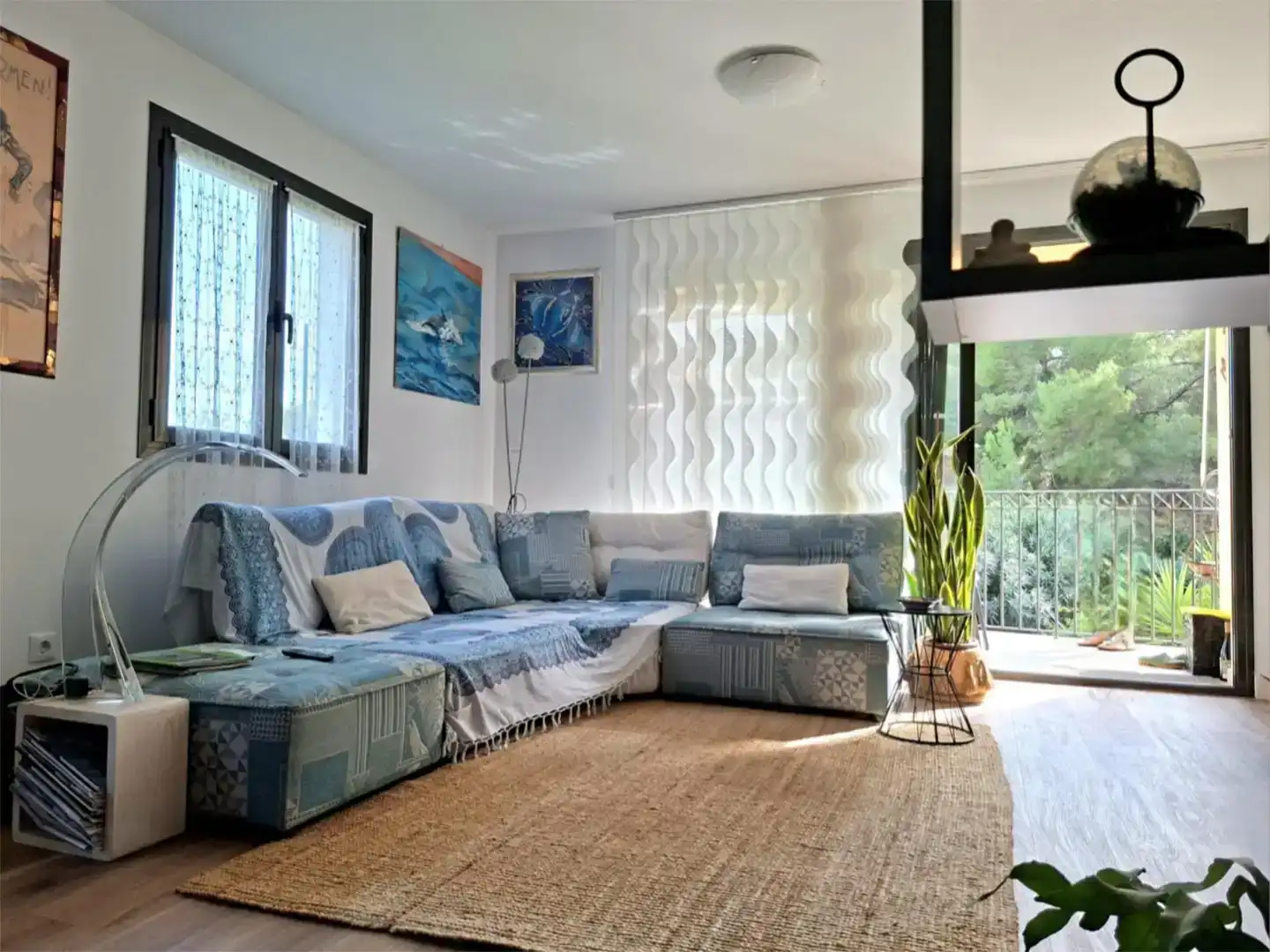 Sala de estar de Piso en venta en Andratx con Aire acondicionado, Jardín privado y Piscina