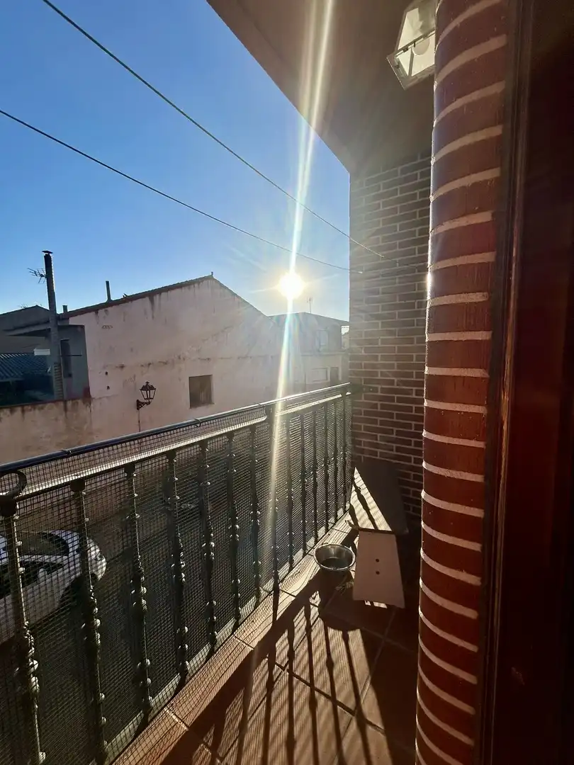 Balcony of Flat for sale in Villamañán, León