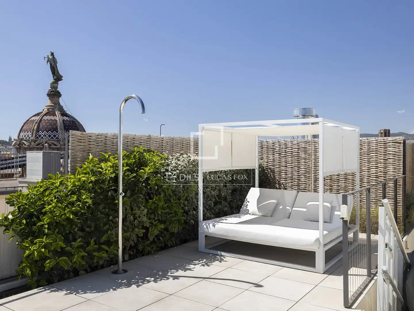 Terraza de Loft de alquiler en Barcelona con Aire acondicionado, Calefacción y Parquet