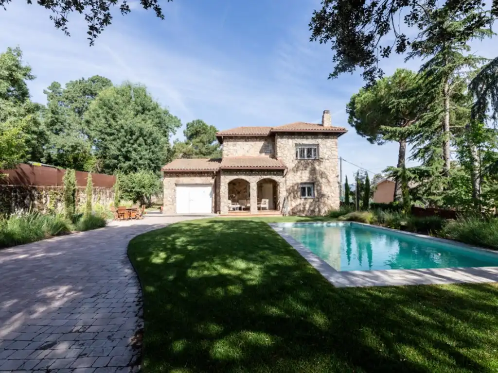 Jardín de Casa o chalet en venta en Galapagar con Jardín privado, Terraza y Trastero