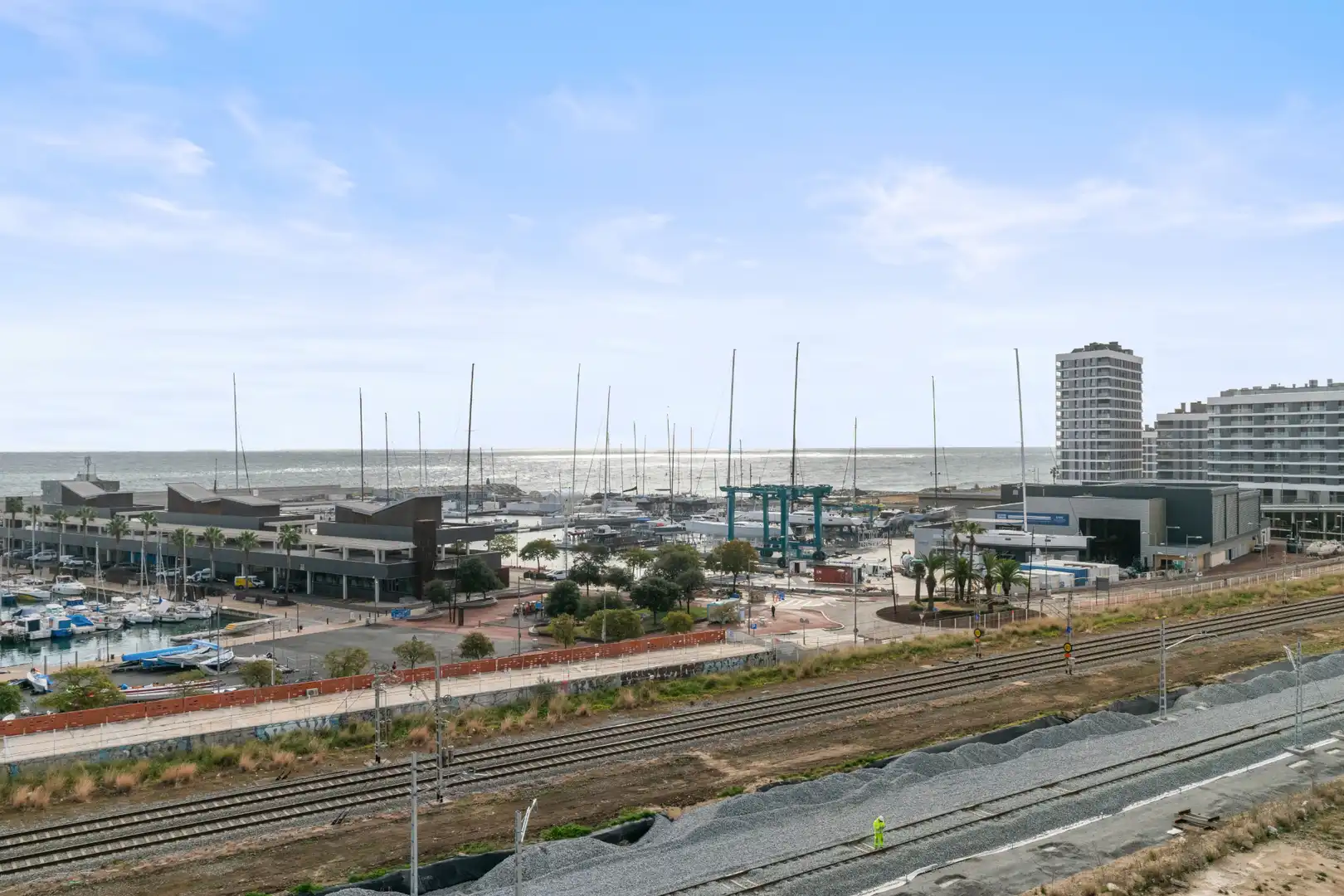 Vista exterior de Piso de alquiler en Badalona con Aire acondicionado, Terraza y Trastero
