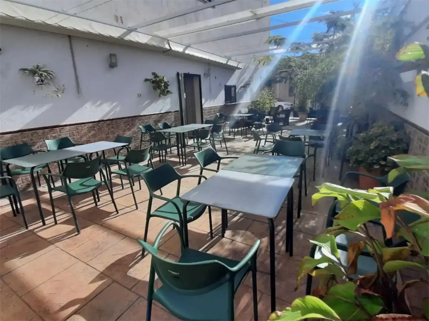 Terrasse von Geschaftsraum zum Verkauf in Beneixama mit Klimaanlage und Möbliert