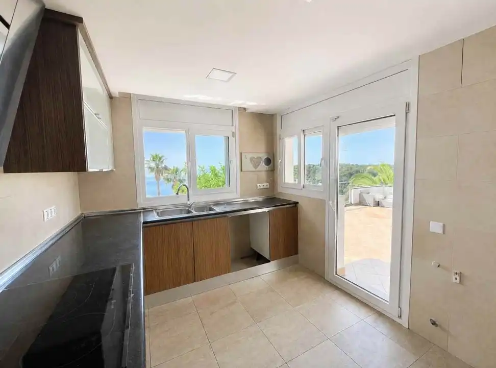 Cocina de Casa o chalet en venta en Blanes con Terraza y Piscina