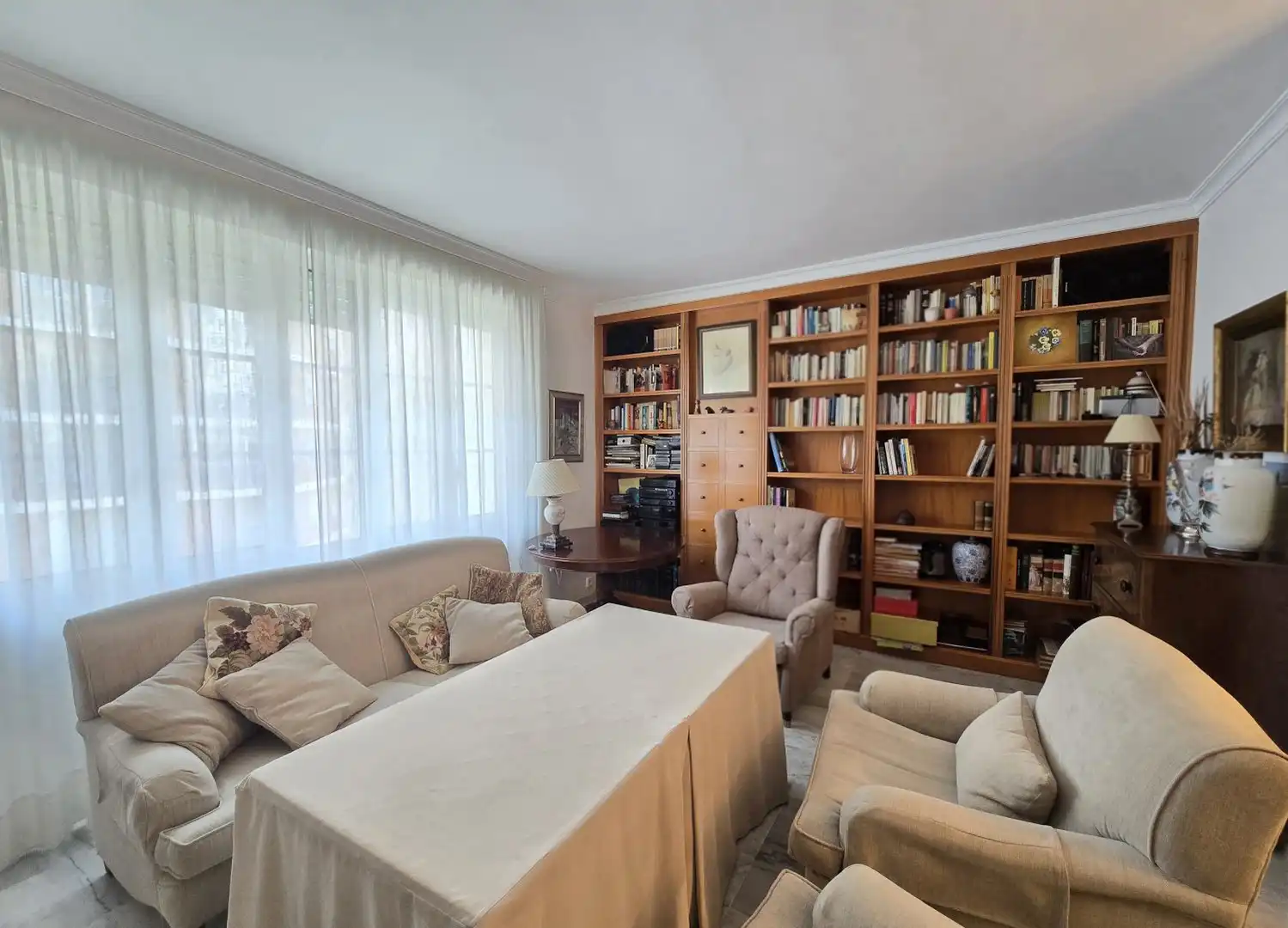 Sala d'estar de Pis de lloguer en Málaga amb Aire condicionat i Calefacció