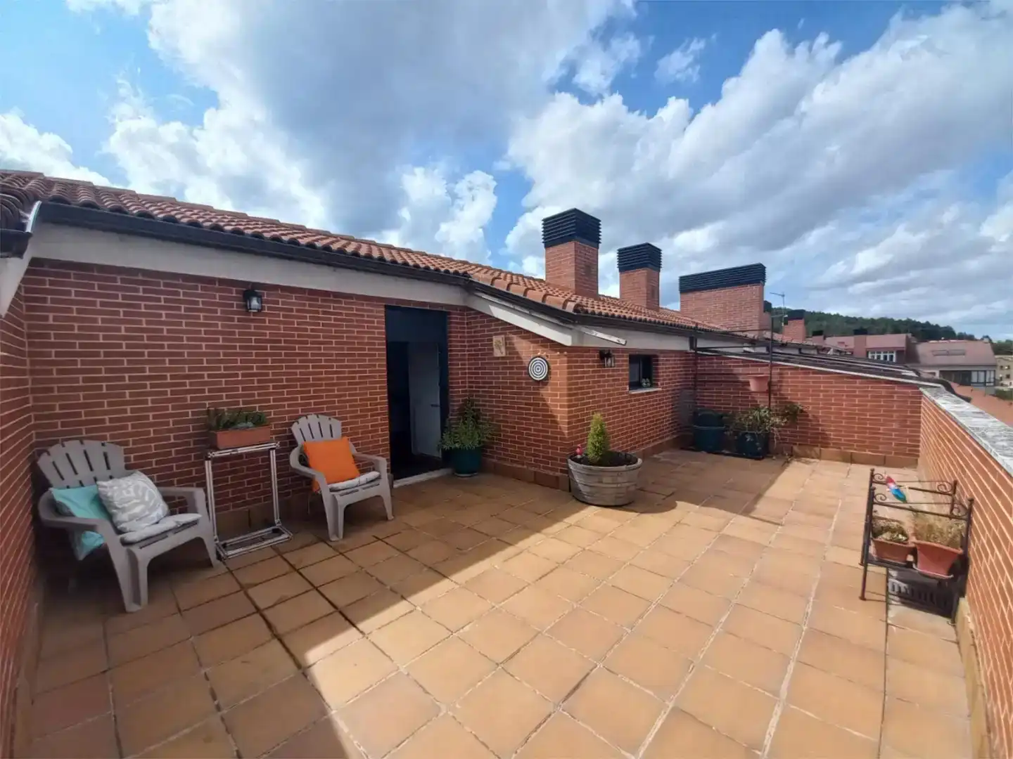 Terraza de Dúplex en venta en Trespaderne con Parquet, Trastero y Amueblado
