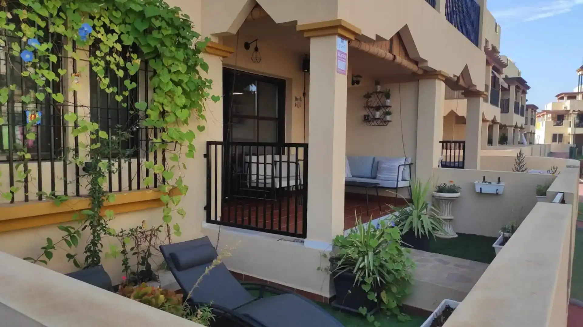 Terrace of Apartments for rent in Vera  with Air Conditioner and Swimming Pool
