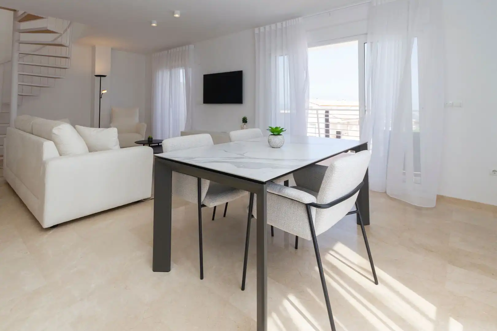 Comedor de Apartamento en venta en Pego con Aire acondicionado, Calefacción y Jardín privado