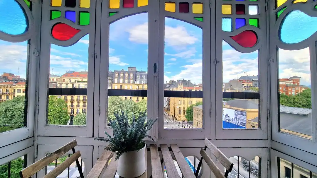 Terrasse von Wohnung zum Verkauf in Donostia - San Sebastián  mit Heizung, Abstellraum und Balkon