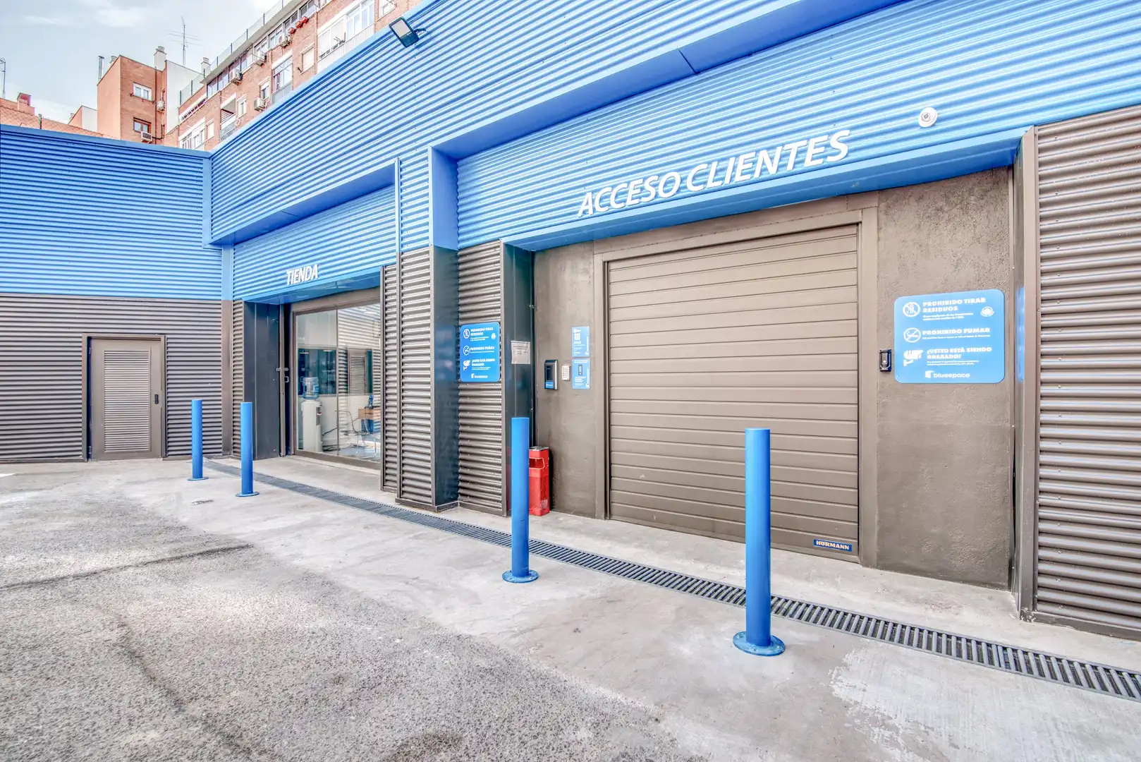 Außenansicht von Abstellraum zur Miete in  Madrid Capital mit Alarm