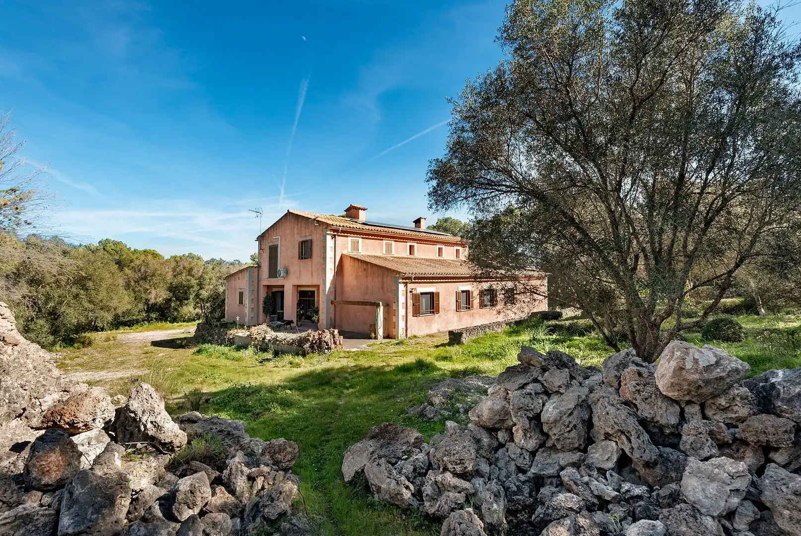 Vista exterior de Finca rústica en venta en Sencelles con Calefacción, Jardín privado y Terraza
